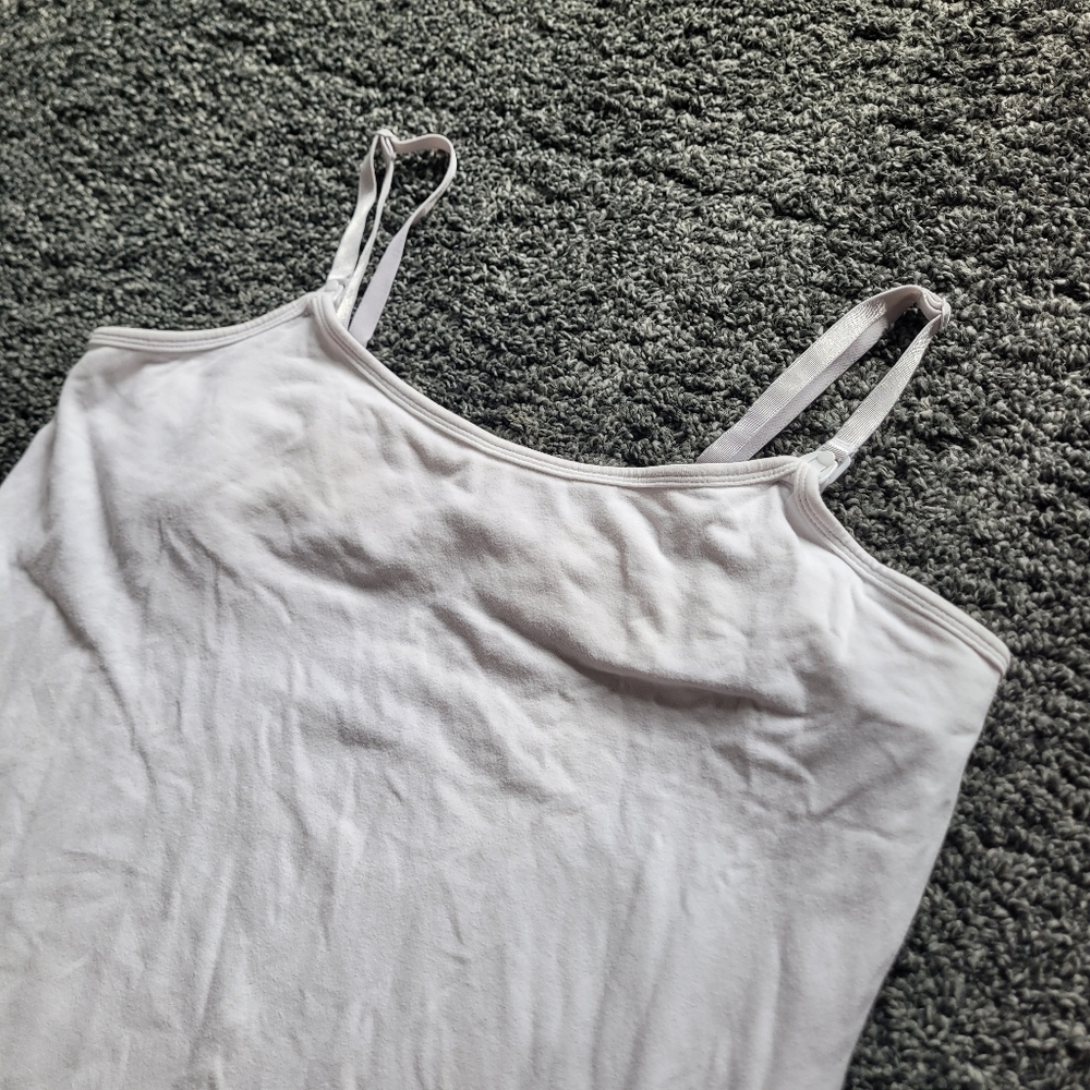 Motherhood Maternity Nursing Cami Medium White Breastfeeding Camisole Undershirt